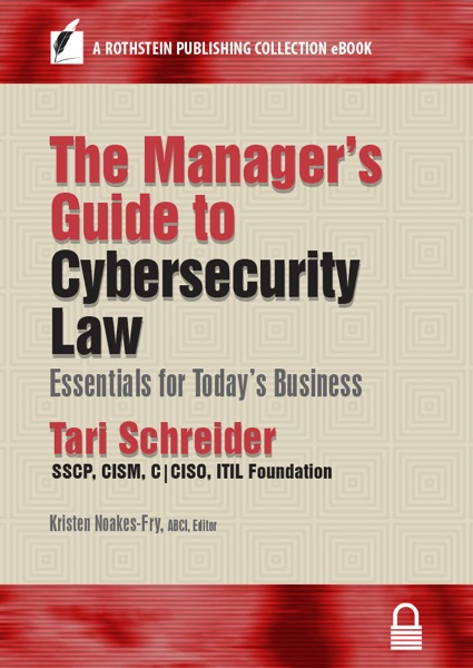 The Manager's Guide to Cybersecurity Law book cover